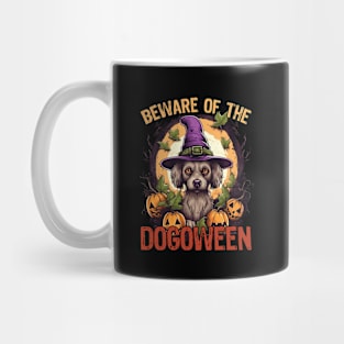 Fur-tastic Halloween Hound Dog Witch Costume Mug